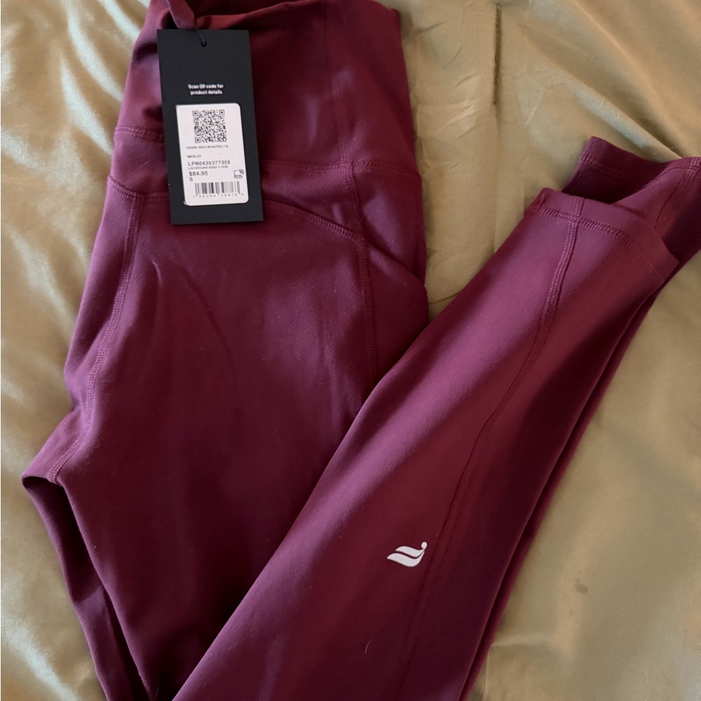 Fabletics Burgundy Leggings